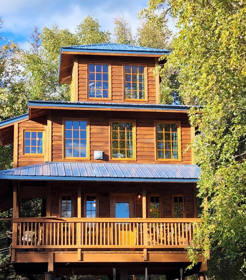 The Eagle'S Nest Treehouse Cabin Palmer Dış mekan fotoğraf