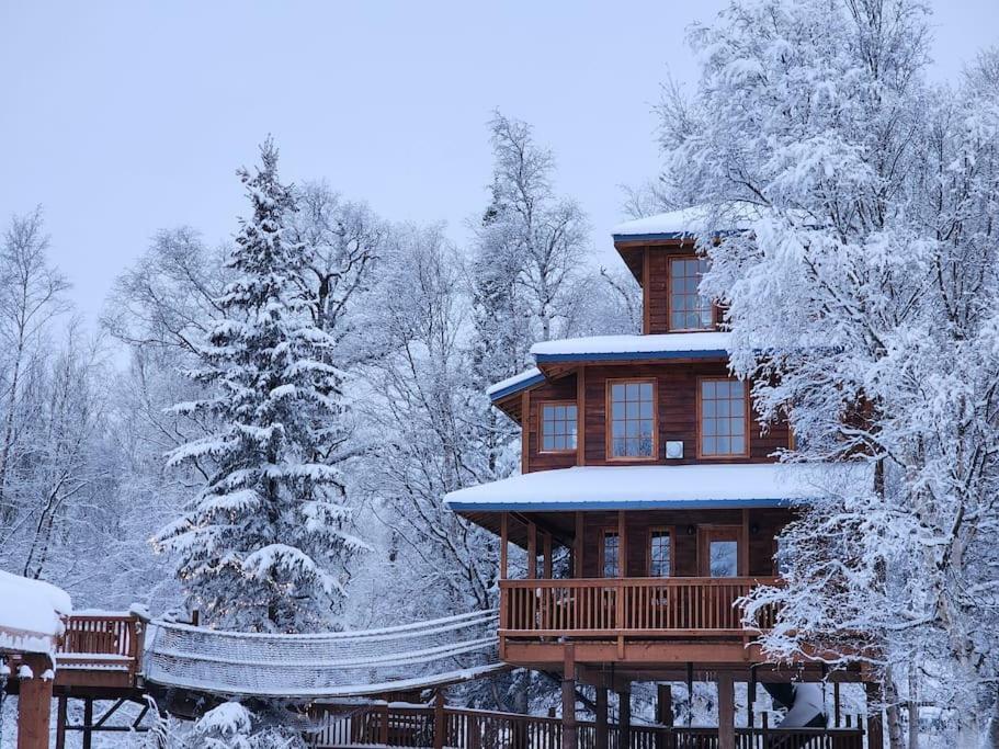The Eagle'S Nest Treehouse Cabin Palmer Dış mekan fotoğraf