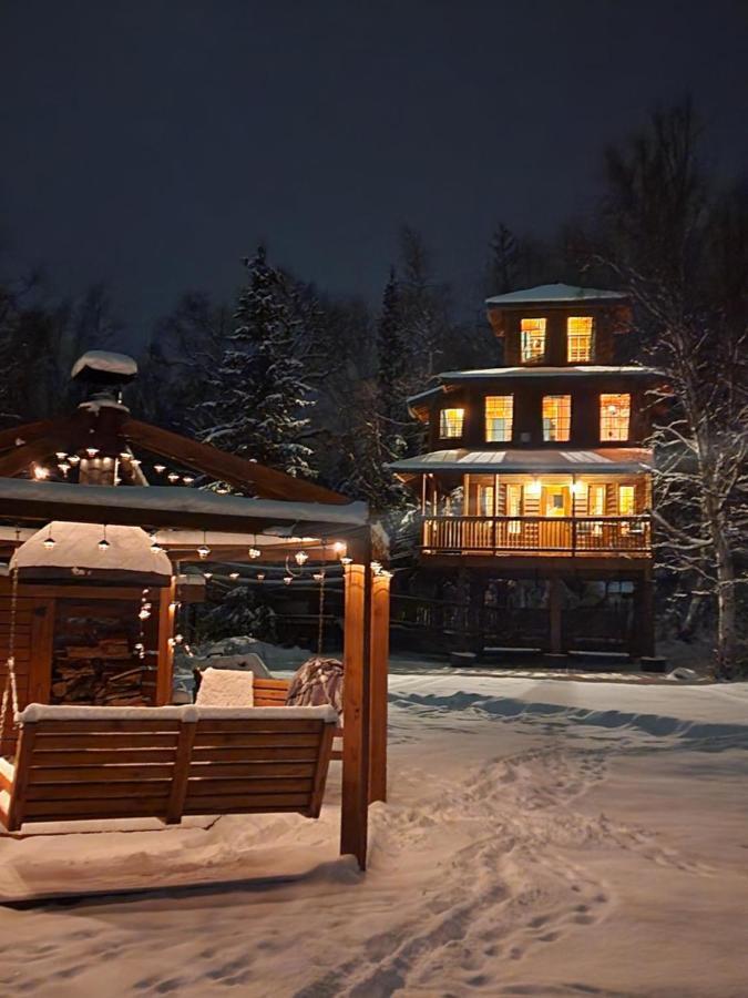 The Eagle'S Nest Treehouse Cabin Palmer Dış mekan fotoğraf